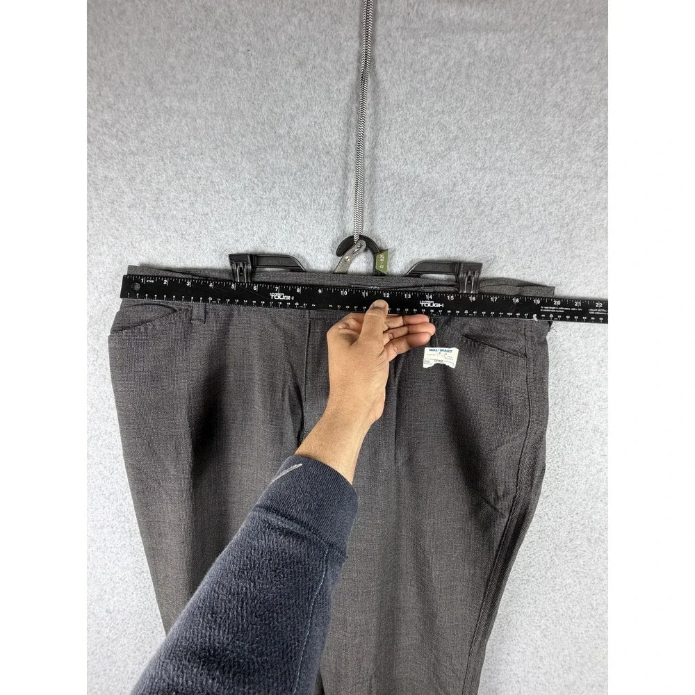 Riders By Lee Pants Womens 18 Gray Plaid Stretch Dress Work Trousers Office‎